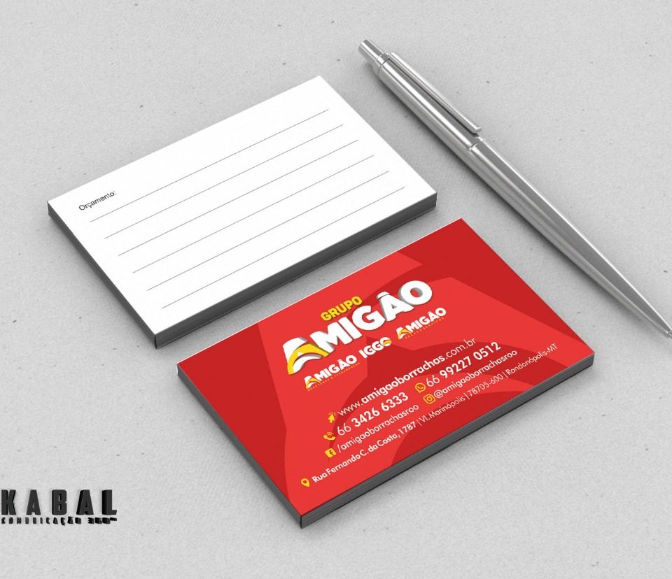 Cartão de visita – Amigão